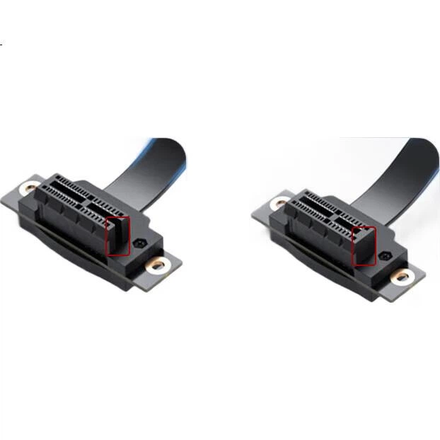 Райзер-кабель ZHENWEI PCI-E x1 3.0, 50 см, кут 90° (ZW-PCIE20) - изображение 3