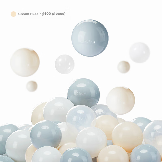 BG-BABYGO Ocean Ball Pool Критий дитячий жувальний м'яч Boba Ball Еластична дитяча іграшка потовщена безпечна без запаху - зображення 4