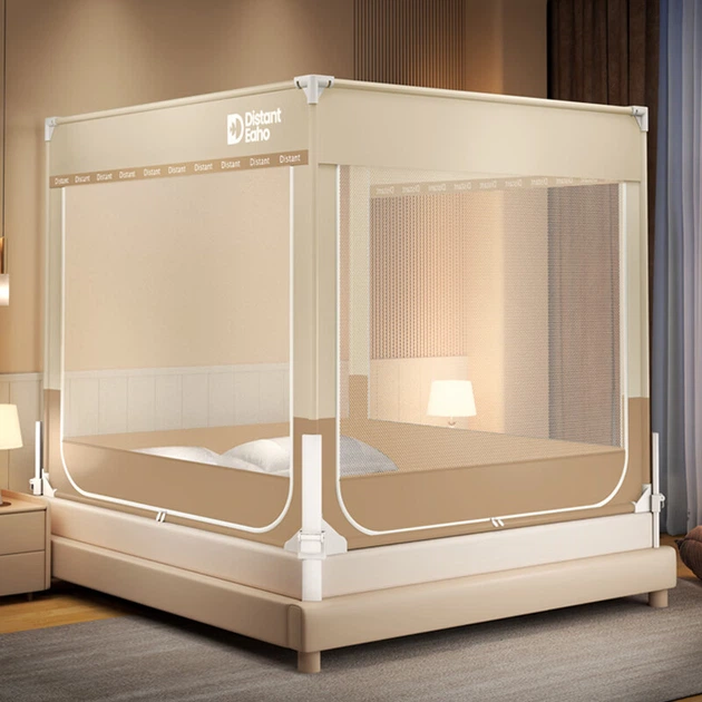 Манеж MUJI Home с москитной сеткой и бортиками от падения, 1.5x2 м, три двери - Фото 8 Манеж MUJI Home с москитной сеткой и бортиками от падения, 1.5x2 м, три двери - изображение 8