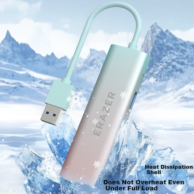 Док-станція Lenovo USB 3.0 хаб з адаптером Gigabit Ethernet RJ45 для ноутбука - зображення 8