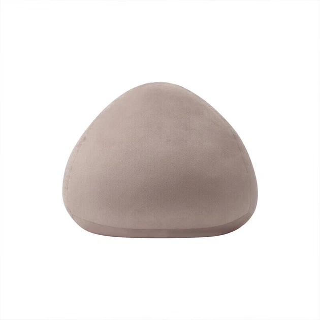 Подушка MUJI мягкая для спины и поясницы, 35x35x35 см, светло-бежевая - изображение 7