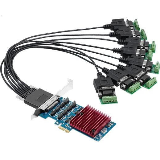 Плата EB-LINK PCI-E на 8 портов RS485/422 промышленная с грозозащитой - изображение 3