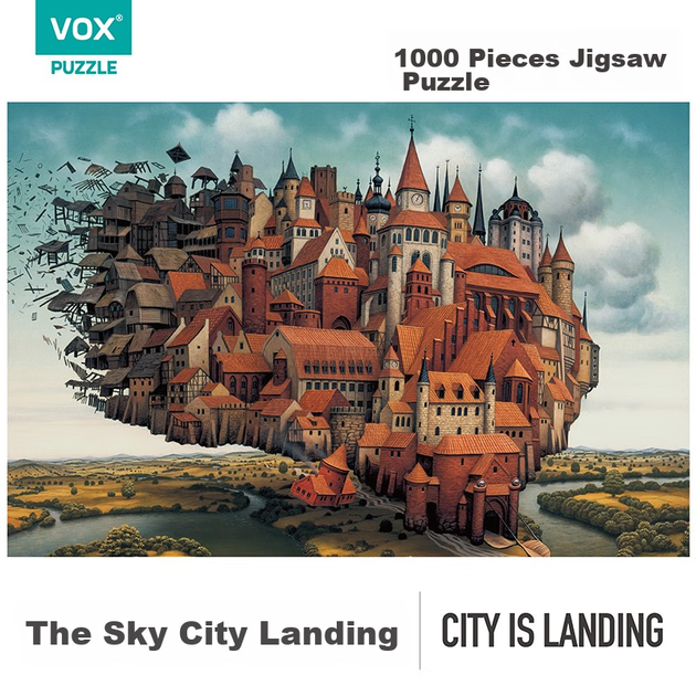 Пазл VOX Небесне місто на 1000 деталей для дорослих - зображення 6