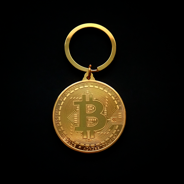 Монета-брелок «Bitcoin» Золотий - зображення 2