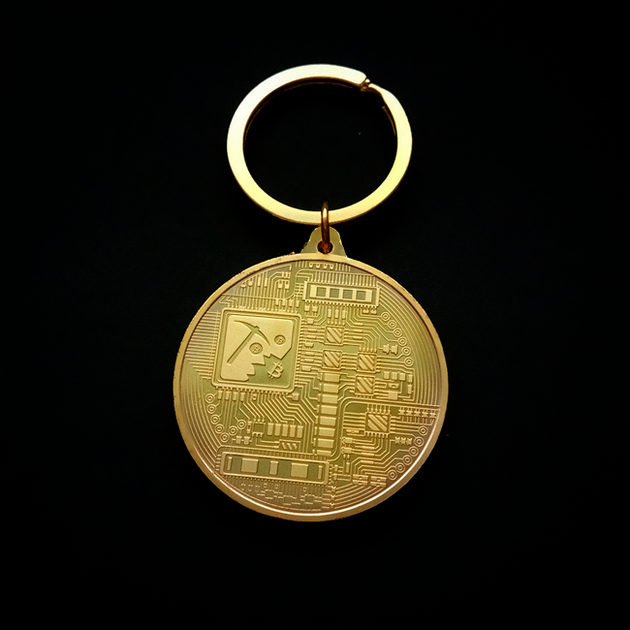 Монета-брелок «Bitcoin» Золотий - зображення 3