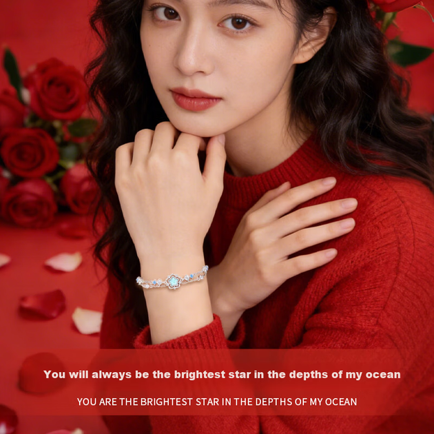Серебряный браслет Sino Gem Ocean Heart с двойным слоем камня, роскошный подарок для женщин на годовщину свадьбы (2026), новый подарок на день рождения для девушки. - Фото 9 Серебряный браслет Sino Gem Ocean Heart с двойным слоем камня, роскошный подарок для женщин на годовщину свадьбы (2026), новый подарок на день рождения для девушки. - изображение 9