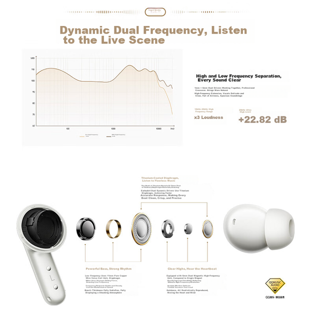 Навушники Honor Earbuds 4 Bluetooth ANC Black (6936520879625) - зображення 4
