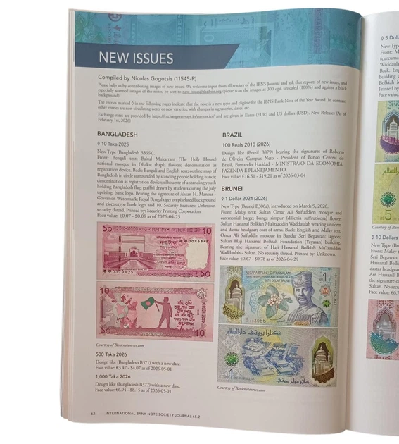 Журнал International Bank Note Society №65_2 2026 рік - изображение 6