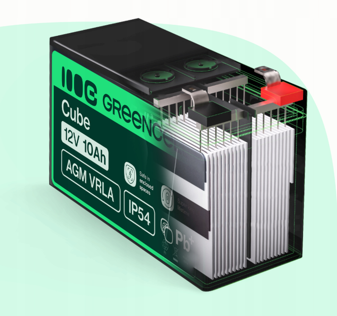 Акумулятор Green Cell AGM VRLA 12V 120Ah IP54 не потребує облуговування (термін служби - 5 років) - Фото 7 Акумулятор Green Cell AGM VRLA 12V 120Ah IP54 не потребує облуговування (термін служби - 5 років) - зображення 7