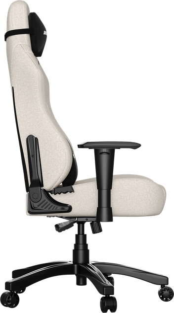 Крісло геймерське ігрове Anda Seat Luna Size L до 100 кг Ivory Fabric (AD18-44-I-F) навантаження до 100 кг, льон, поролон, гарантія 24 міс, зріст до 170 см - Фото 5 Крісло геймерське ігрове Anda Seat Luna Size L до 100 кг Ivory Fabric (AD18-44-I-F) навантаження до 100 кг, льон, поролон, гарантія 24 міс, зріст до 170 см - зображення 5