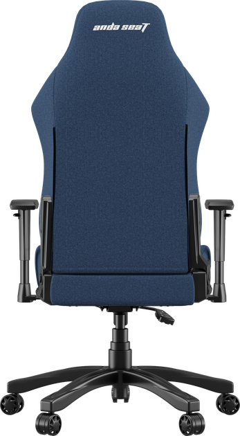 Крісло геймерське ігрове Anda Seat Luna Size L до 100 кг Blue Fabric (AD18-44-S-F) навантаження до 100 кг, льон, поролон, гарантія 24 міс, зріст до 170 см - зображення 4