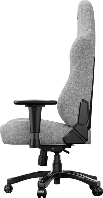 Геймерское игровое кресло Anda Seat Phantom 4 L до 90 кг Gray Fabric (AD18YSD-72-G-F-G01) нагрузка до 100 кг, лён, пена, гарантия 24 мес, рост до 185 см - изображение 7