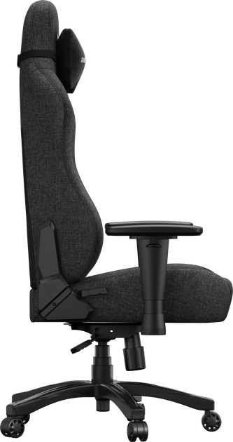 Крісло геймерське ігрове Anda Seat Phantom 4 L до 90 кг Black Fabric (AD18YSD-72-B-F-B01) - зображення 5