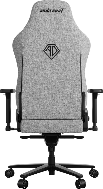 Геймерское игровое кресло Anda Seat Phantom 4 Pro L до 100 кг Gray Fabric (AD18YSDC-72-G-F-G02) нагрузка до 100 кг, лён, пена, гарантия 24 мес, наклон спинки 135 °, рост до 185 см - изображение 7