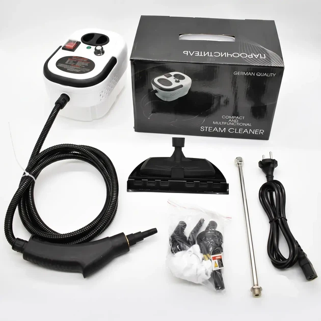 Отпариватель-пароочиститель Steam Cleaner 2500 Вт для дома Универсальный ручной парогенератор высокого давления с комплектом насадок Многофункциональный очиститель для кухни, ванной, мебели, стекла, плитки, окон, текстиля, одежды и салона автомобиля - Фото 6 Отпариватель-пароочиститель Steam Cleaner 2500 Вт для дома Универсальный ручной парогенератор высокого давления с комплектом насадок Многофункциональный очиститель для кухни, ванной, мебели, стекла, плитки, окон, текстиля, одежды и салона автомобиля - изображение 6