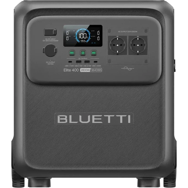 Зарядна станція BLUETTI Elite 400 (P-EL400-EU-GY-BL-010) - Фото 1 Зарядна станція BLUETTI Elite 400 (P-EL400-EU-GY-BL-010) - зображення 1