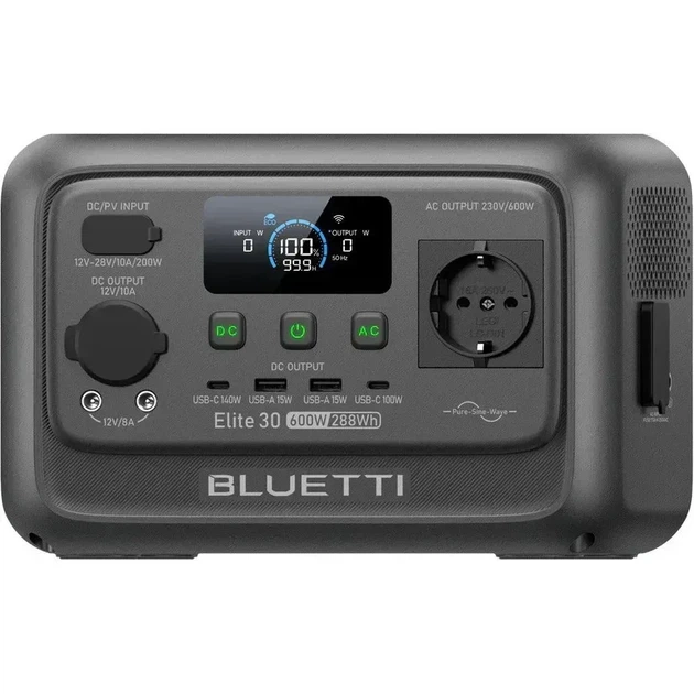 Зарядная станция BLUETTI Elite 30 V2 (P-EL30V2-EU-GY-BL-010) - Фото 2 Зарядная станция BLUETTI Elite 30 V2 (P-EL30V2-EU-GY-BL-010) - изображение 2