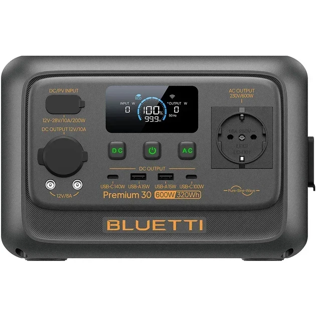 Зарядная станция BLUETTI Premium 30 V2 (P-PR30V2-EU-GY-BL-010) - Фото 1 Зарядная станция BLUETTI Premium 30 V2 (P-PR30V2-EU-GY-BL-010) - изображение 1