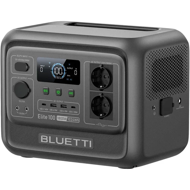Зарядна станція BLUETTI Elite 100 V2 (P-EL100V2-EU-GY-BL-010) - Фото 1 Зарядна станція BLUETTI Elite 100 V2 (P-EL100V2-EU-GY-BL-010) - зображення 1