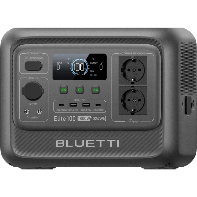 Зарядна станція BLUETTI Elite 100 V2 (P-EL100V2-EU-GY-BL-010) - Фото 6 Зарядна станція BLUETTI Elite 100 V2 (P-EL100V2-EU-GY-BL-010) - зображення 6