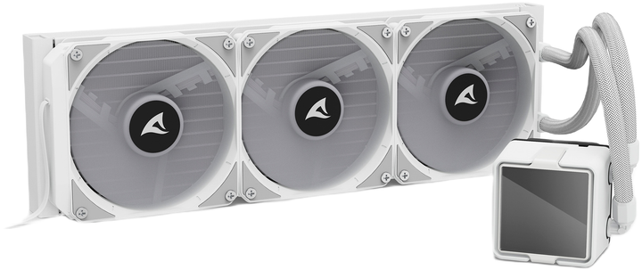 Chłodzenie wodne Sharkoon S100 ARGB White (4044951044719) - Zdjęcie 2 Chłodzenie wodne Sharkoon S100 ARGB White (4044951044719) - obraz 2