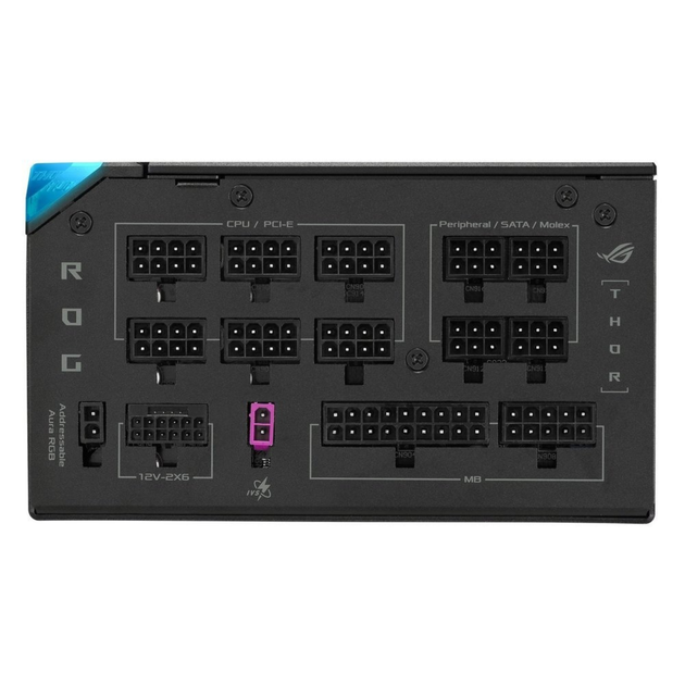 Блок питания ASUS ROG Thor 1000W Platinum III ATX 3.1 вентилятор 135 мм Black (90YE00V3-B0NA00) - изображение 8