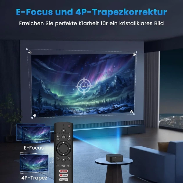 Проектор HOPVISION H11 Full HD Wi-Fi Bluetooth Android (102215465) - Уценка - изображение 3