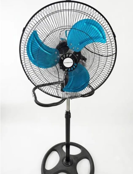 Вентилятор Alfarid Fan 18 дюймов 3в1 напольный настольный настенный 60 Вт 3 скорости черный - изображение 10