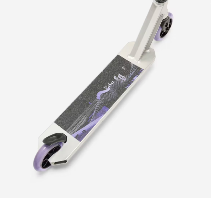 Дитячий Трюковий Самокат OXELO MF520 Burning Срібний - зображення 5