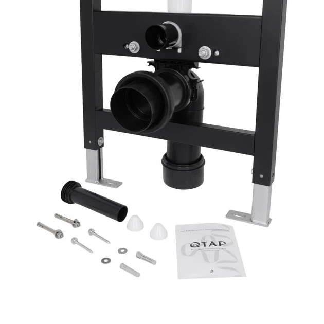Инсталляция для подвесного унитаза Qtap Standard 1120-1320x500x160-220 мм Металл/ABS пластик - изображение 8
