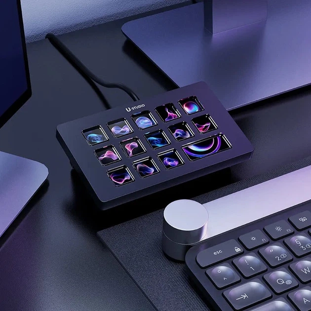 キーボード ulanzi D200H Міні-клавіатура консольна панель Ulanzi D200H Stream Controller