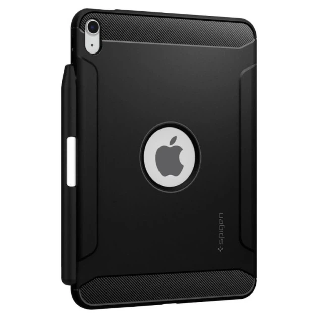 Чехол Spigen Rugged Armor для iPad 11 2025 11th Gen | 10.9 2022 10th Gen Matte Black (ACS05552) - изображение 6