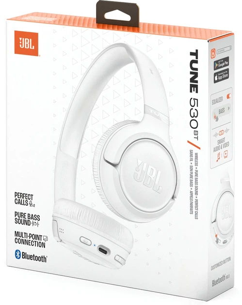 Наушники JBL Tune 530 накладные Белые (JBLT530WHT) - Фото 5 Наушники JBL Tune 530 накладные Белые (JBLT530WHT) - изображение 5
