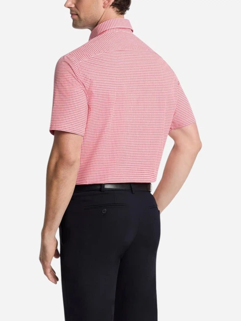 Рубашка хлопковая летняя мужская Tommy Hilfiger 189136495 18 Красная (1161215239) - Фото 2 Рубашка хлопковая летняя мужская Tommy Hilfiger 189136495 18 Красная (1161215239) - изображение 2