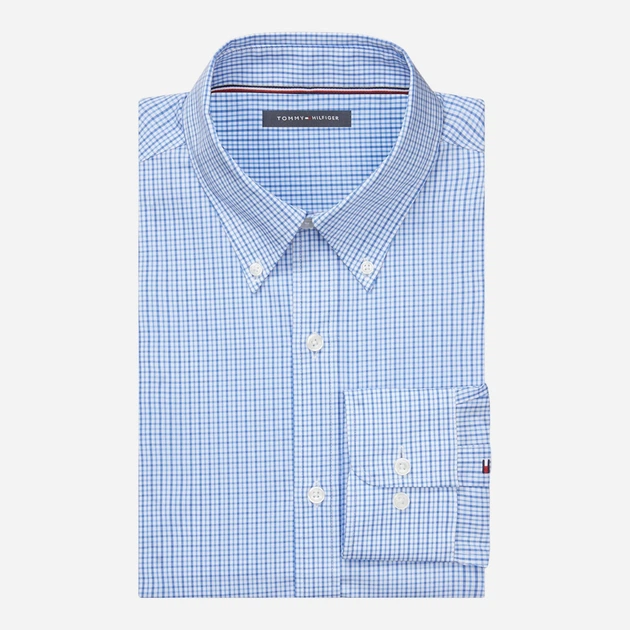 Рубашка хлопковая мужская Tommy Hilfiger 988775022 2XL Голубая (1161253209) - изображение 3