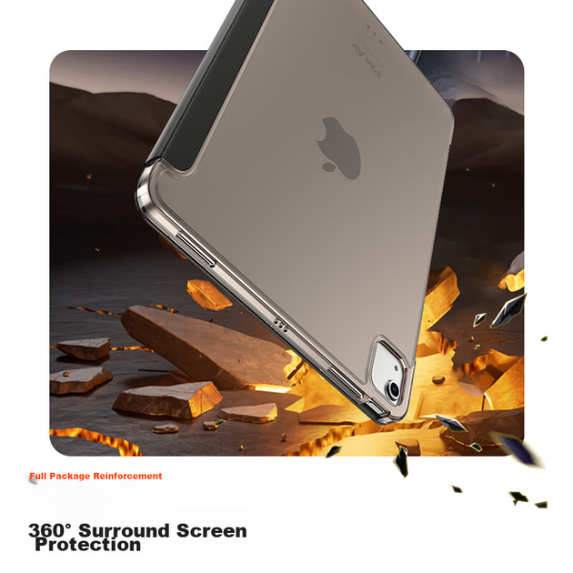 Чехол BIAZE для iPad Air 13 дюймов M4 со складной подставкой жесткий - изображение 9
