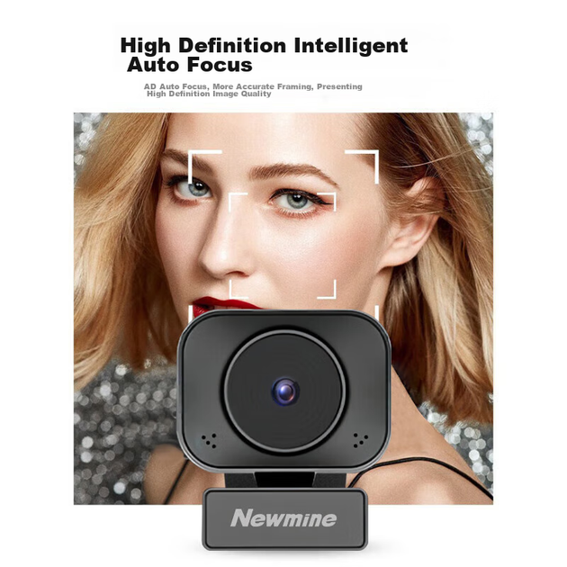 Веб-камера Newmine NM-Q40, компьютерная камера 4K HD с микрофоном, функцией Plug-and-Zoom, для онлайн-занятий, вступительных экзаменов в аспирантуру, видеозвонков, конференций, USB-подключения к ноутбуку и настольному компьютеру. - изображение 9