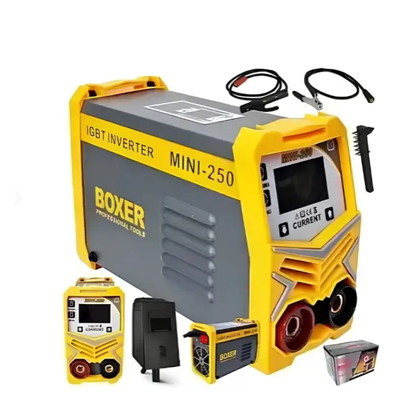 Зварювальний апарат BOXER SR2016 інверторний 300 А 220 В MMA Lift TIG LCD дисплей для електродів 1 6 4 мм - зображення 5