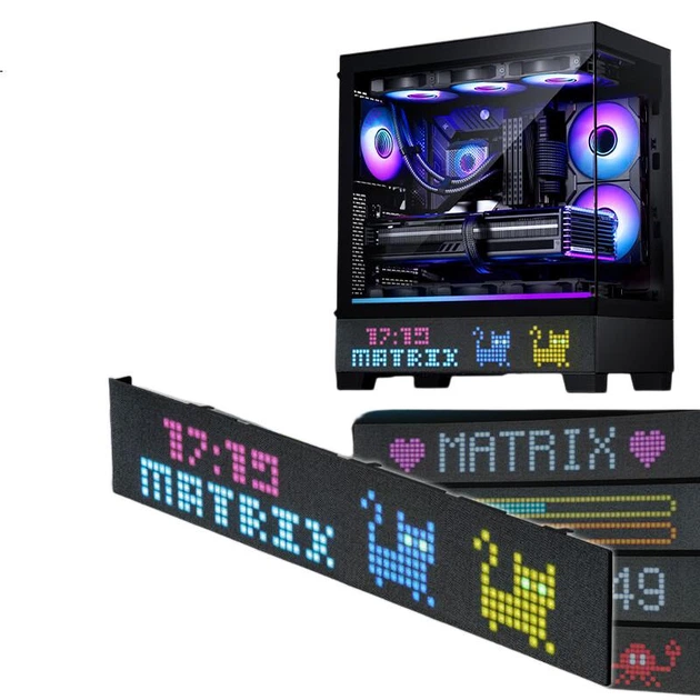 Корпус для материнской платы PHANTEKS XT523 View Black Sea View Tempered Glass Full View TX для настольного компьютера (боковая подсветка ARGB/поддержка водяного охлаждения 360 мм/Type-C) - изображение 3