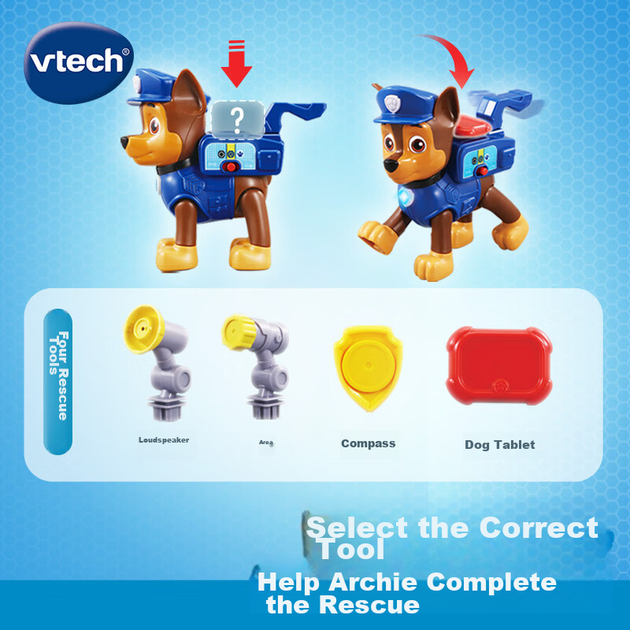 Ігровий набір VTech Щенячий патруль рятувальний, для рольових ігор - зображення 6