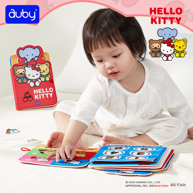 Тканевая книжка-игрушка Auby Baby для детей 1-3 лет, мягкая и прочная, безопасна для жевания - изображение 10