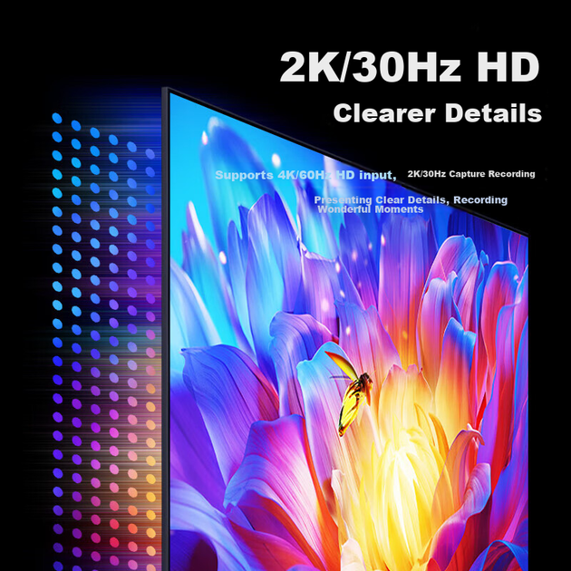Карта видеозахвата BIAZE HDMI вход 4K, выход 2K, USB 3.0 и Type-C, для Switch и PS5 - изображение 9