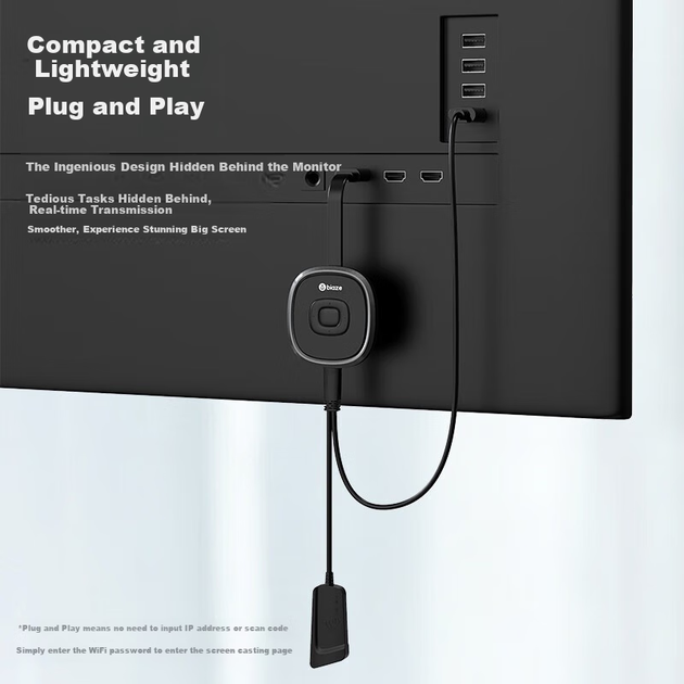 Адаптер BIAZE HDMI 4K для трансляції екрана телефона на телевізор - Фото 9 Адаптер BIAZE HDMI 4K для трансляції екрана телефона на телевізор - зображення 9