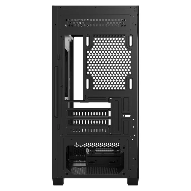 Корпус Yingchi Aurora 3-M M-ATX зі склом та СРО до 360 мм, чорний - зображення 11