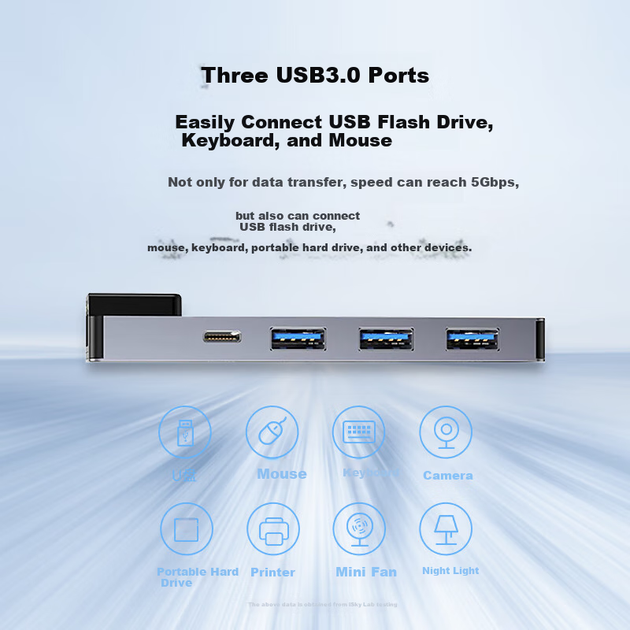 Адаптер Isky USB 3.0 на гігабітний Ethernet RJ45 для ноутбука та ПК - Фото 6 Адаптер Isky USB 3.0 на гігабітний Ethernet RJ45 для ноутбука та ПК - зображення 6