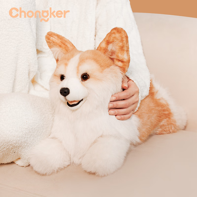 М'яка іграшка Chongker коргі плюшева, набір у коробці для дітей - зображення 4