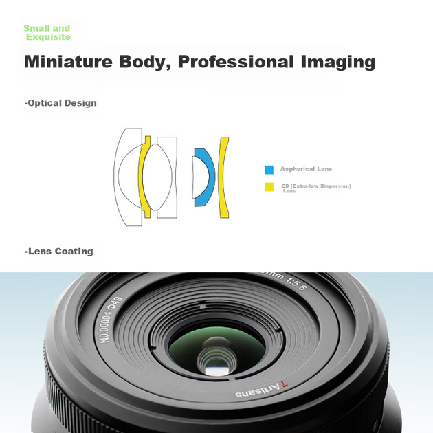 Объектив Qigongjiang 18 мм F5.6 широкоугольный для Sony E, полнокадровый, черный - изображение 6