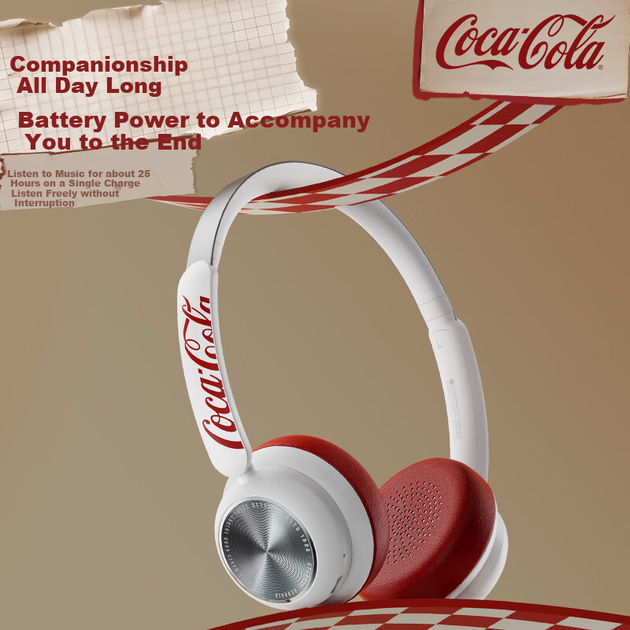 Наушники Coca-Cola T26 Bluetooth (6972705893635) - изображение 7