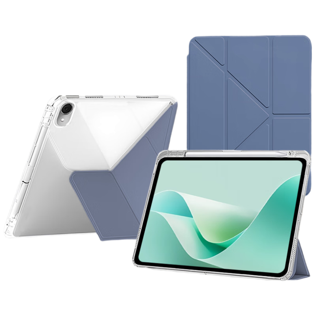 Чохол KPD Keep Pushing Dreams для Huawei MatePad Air 2025/2024, 12 дюймів, захисний, лавандово-синій, слот для стилуса - Фото 4 Чохол KPD Keep Pushing Dreams для Huawei MatePad Air 2025/2024, 12 дюймів, захисний, лавандово-синій, слот для стилуса - зображення 4