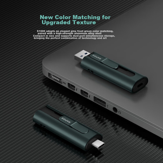 HIKVISION 256GB USB3.2/Type-C твердотельный накопитель с двойным интерфейсом, USB-флешка для телефона S1000, скорость чтения 1080 МБ/с, совместима с Apple iPhone и компьютером, флешка большой емкости - изображение 10